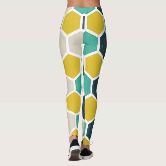 geometrisch hexagonal leggings (Rückseite)