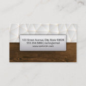 geometrisch | Holzkörner Visitenkarte (Rückseite)