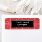 Geometrisch im Südwesten von Aztec in Rot und Rosa (Insitu)