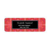 Geometrisch im Südwesten von Aztec in Rot und Rosa (Vorne)