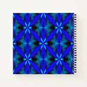 Geometrisch in blau... notizblock (Rückseite)