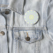 Geometrisch Intricate Colorful Boho Hippie Mandala Button (Beispiel)