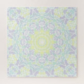 Geometrisch Intricate Colorful Boho Hippie Mandala Puzzle (Vertikal)