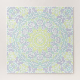Geometrisch Intricate Colorful Boho Hippie Mandala Puzzle