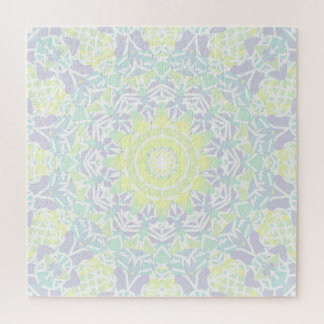 Geometrisch Intricate Colorful Boho Hippie Mandala Puzzle