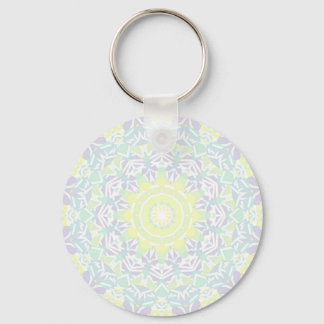 Geometrisch Intricate Colorful Boho Hippie Mandala Schlüsselanhänger