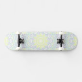 Geometrisch Intricate Colorful Boho Hippie Mandala Skateboard (Horizontal)