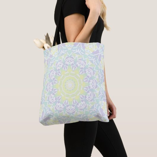 Geometrisch Intricate Colorful Boho Hippie Mandala Tasche (Von Nahem)