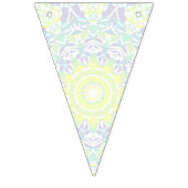 Geometrisch Intricate Colorful Boho Hippie Mandala Wimpelkette (Dritte Fahne)