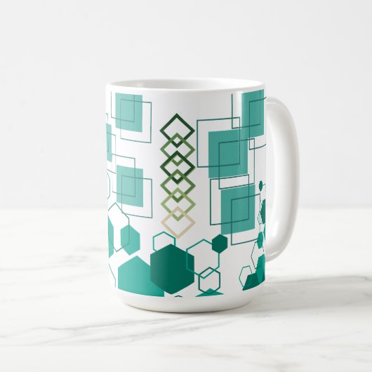 geometrisch kaffeetasse (VorderseiteRechts)