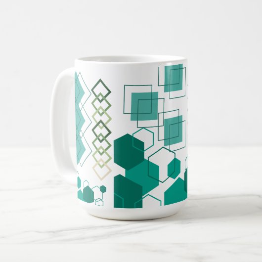 geometrisch kaffeetasse (Vorderseite Links)