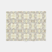 Geometrisch kariertes Muster-Decke Fleecedecke (Vorderseite (Horizontal))