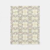 Geometrisch kariertes Muster-Decke Fleecedecke (Vorderseite)