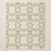 Geometrisch kariertes Muster-Decke Sherpadecke (Vorderseite)