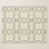 Geometrisch kariertes Muster-Decke Sherpadecke (Vorderseite (Horizontal))