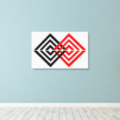 geometrisch leinwanddruck (Insitu (Holzboden))