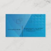 geometrisch | Linien und Quadrate Visitenkarte (Vorderseite)