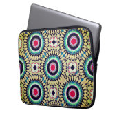 Geometrisch, Mandala Muster Laptopschutzhülle (Vorderseite Links)