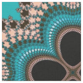 geometrisch-marokkanischer Stoff (Nahaufnahme)