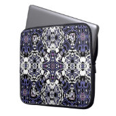 geometrisch-marokkanisches Kaliedoskop m Laptopschutzhülle (Vorderseite Links)