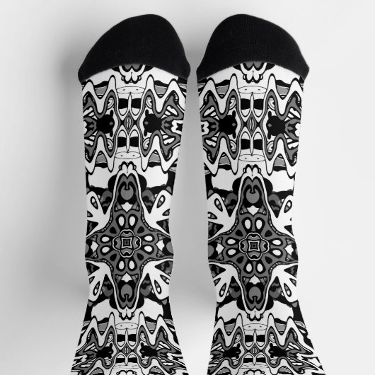 geometrisch-marokkanisches Kaliedoskop m Socken (Oben)