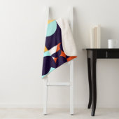 Geometrisch mehrfarbig: Primitive Formen Fusion Sherpadecke (Beispiel)