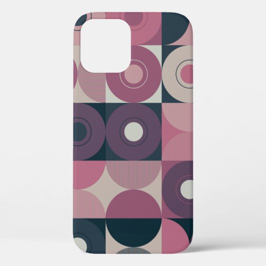 geometrisch Mitte des Jahrhunderts: abstraktes far Case-Mate iPhone Hülle (Rückseite)