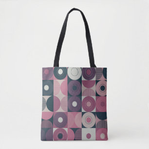 geometrisch Mitte des Jahrhunderts: abstraktes far Tasche