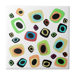 Geometrisch Mitte des Jahrhunderts Fliese