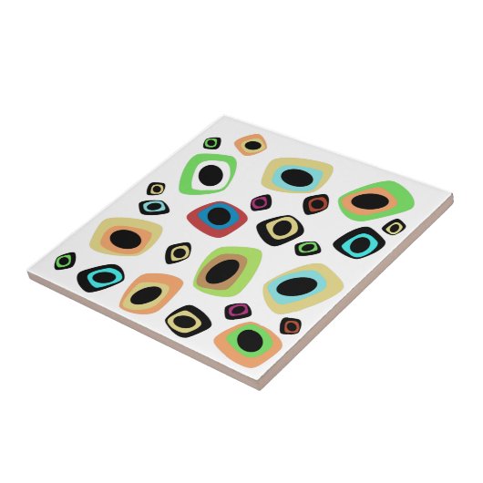 Geometrisch Mitte des Jahrhunderts Fliese (Seite)