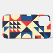 Geometrisch Mitte des Jahrhunderts: Funky Retro Mu Case-Mate iPhone Hülle (Rückseite (Horizontal))