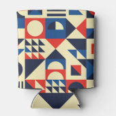 Geometrisch Mitte des Jahrhunderts: Funky Retro Mu Dosenkühler (Rückseite)