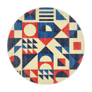 Geometrisch Mitte des Jahrhunderts: Funky Retro Mu Schneidebrett