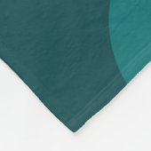 Geometrisch Mitte des Jahrhunderts: Minimalistisch Fleecedecke (Ecke)