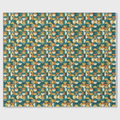 Geometrisch Mitte des Jahrhunderts: Minimalistisch Geschenkpapier (Flach)