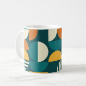 Geometrisch Mitte des Jahrhunderts: Minimalistisch Kaffeetasse (Vorderseite Links)