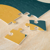 Geometrisch Mitte des Jahrhunderts: Minimalistisch Puzzle (Seite)