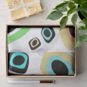 Geometrisch Mitte des Jahrhunderts Seidenpapier (Geschenk)