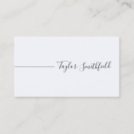 Geometrisch modern einfach visitenkarte