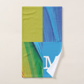 geometrisch, monogram badhandtuch set (Handtuch)
