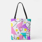 Geometrisch, Muster, Kreise Tasche (Rückseite)