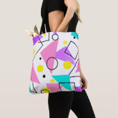 Geometrisch, Muster, Kreise Tasche (Von Nahem)
