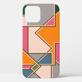 geometrisch nahtlos, Linien, orange, lila Case-Mate iPhone Hülle