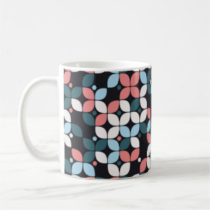 geometrisch nahtlose Muster, geometrisch, texturie Kaffeetasse