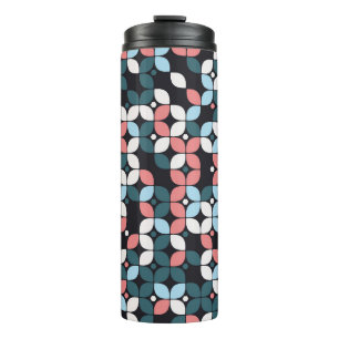 geometrisch nahtlose Muster, geometrisch, texturie Thermosbecher