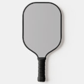 Geometrisch, Name oder Monogramm für den hellgraue Pickleball Schläger (Rückseite)