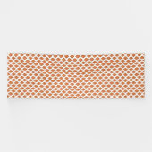 geometrisch orange und weiß banner (Horizontal)