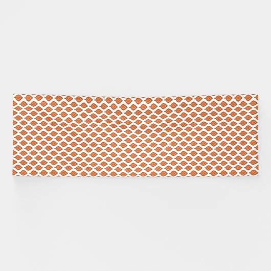 geometrisch orange und weiß banner (Horizontal)
