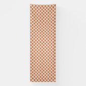 geometrisch orange und weiß banner (Vertikal)