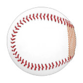 geometrisch orange und weiß baseball (Vorderseite Links)